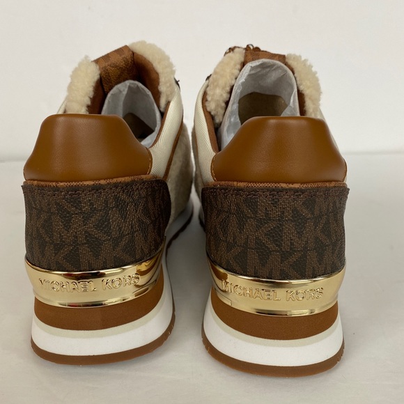 MICHAEL KORKS MADDY TRAINER MK SIG SM BROWN MULTI SIZE:8 - Picture 11 of 13